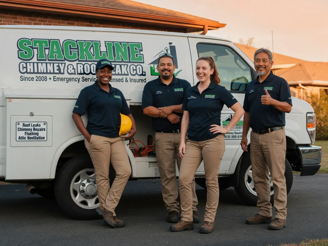 Chimney flashing repair company in Reeseville, WI